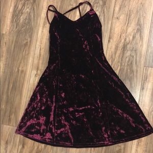 velvet dress